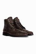 Natural Canyon leather lace-up boot with Goodyear welt construction