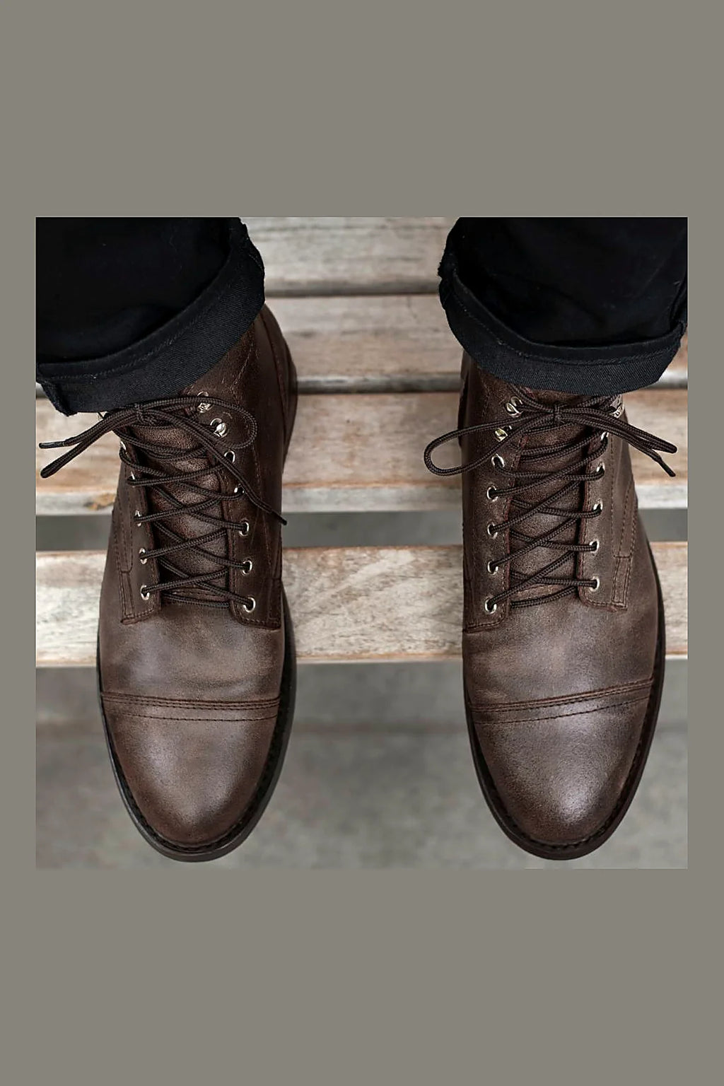 Alder lace-up boot in Canyon leather