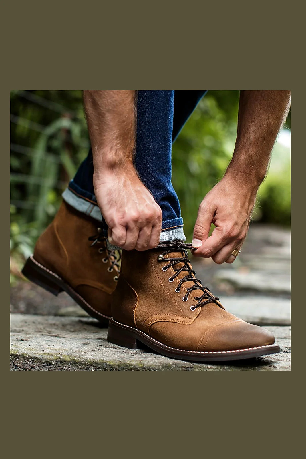 Safari waxed suede boot