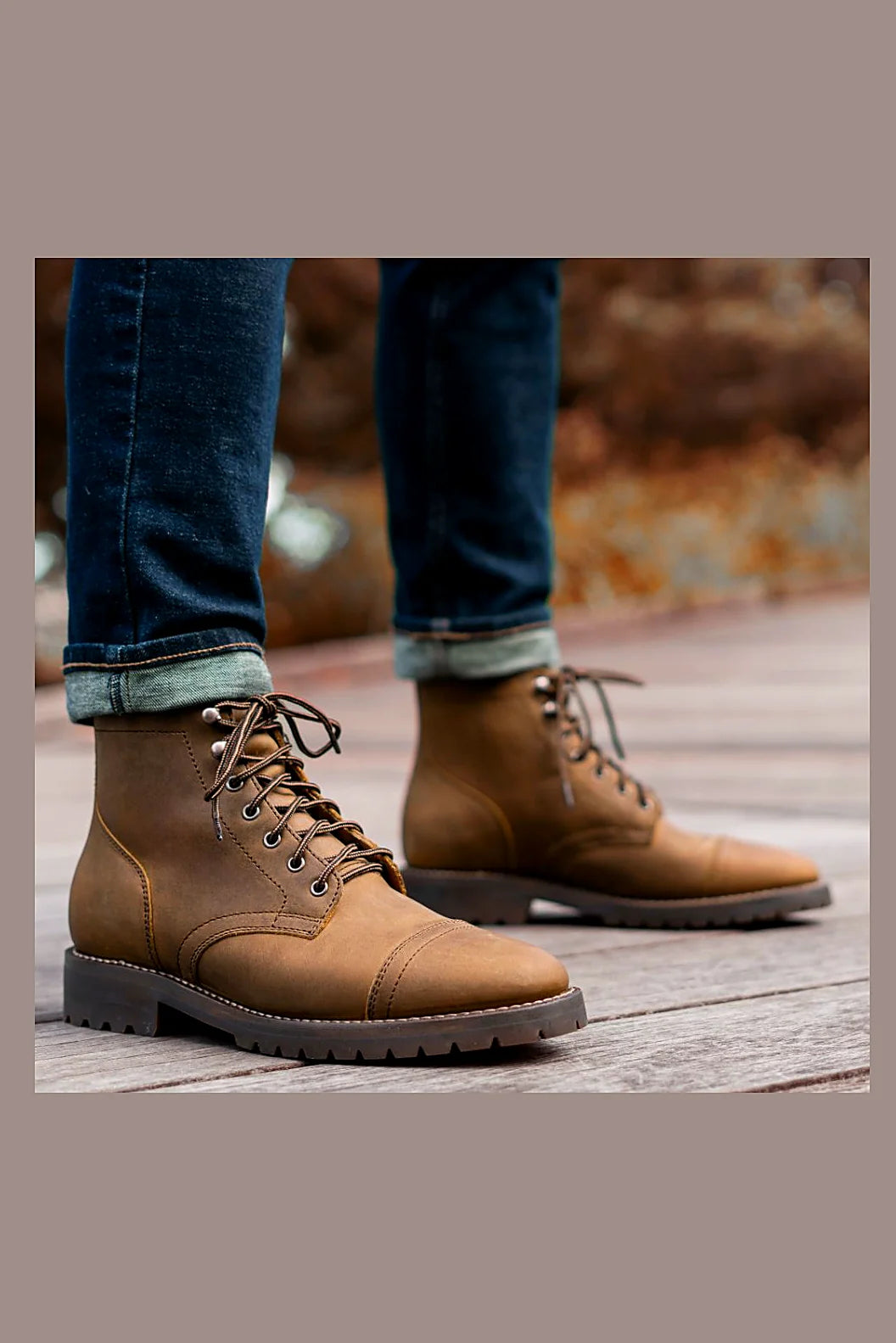 Old Town cap toe boot