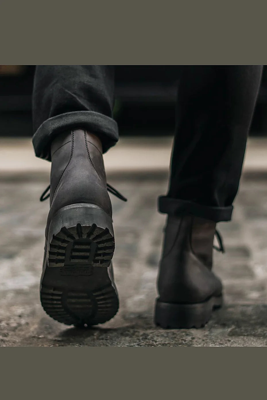 Avalon cap toe boot in Grey Matte