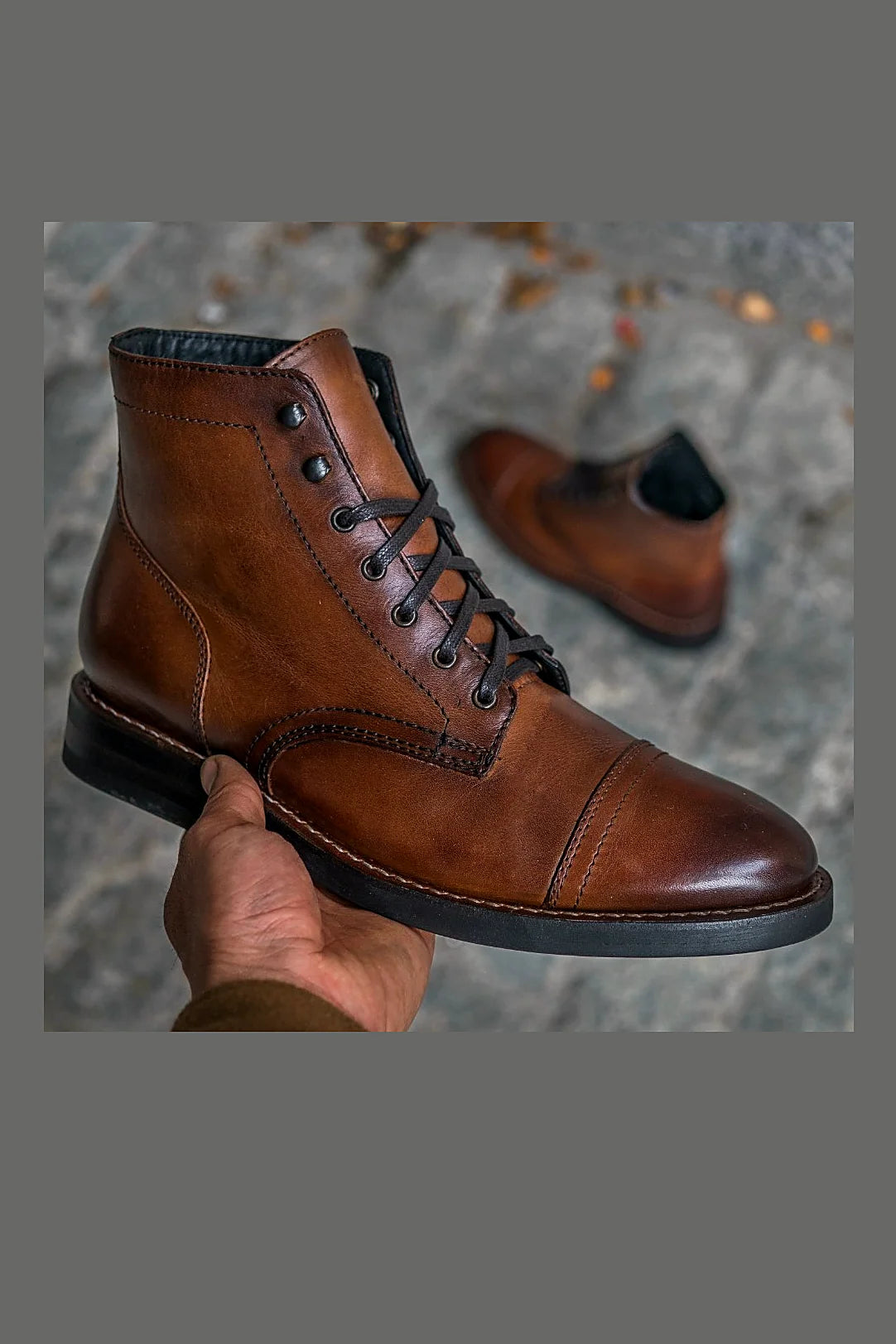 Brandy chukka boot