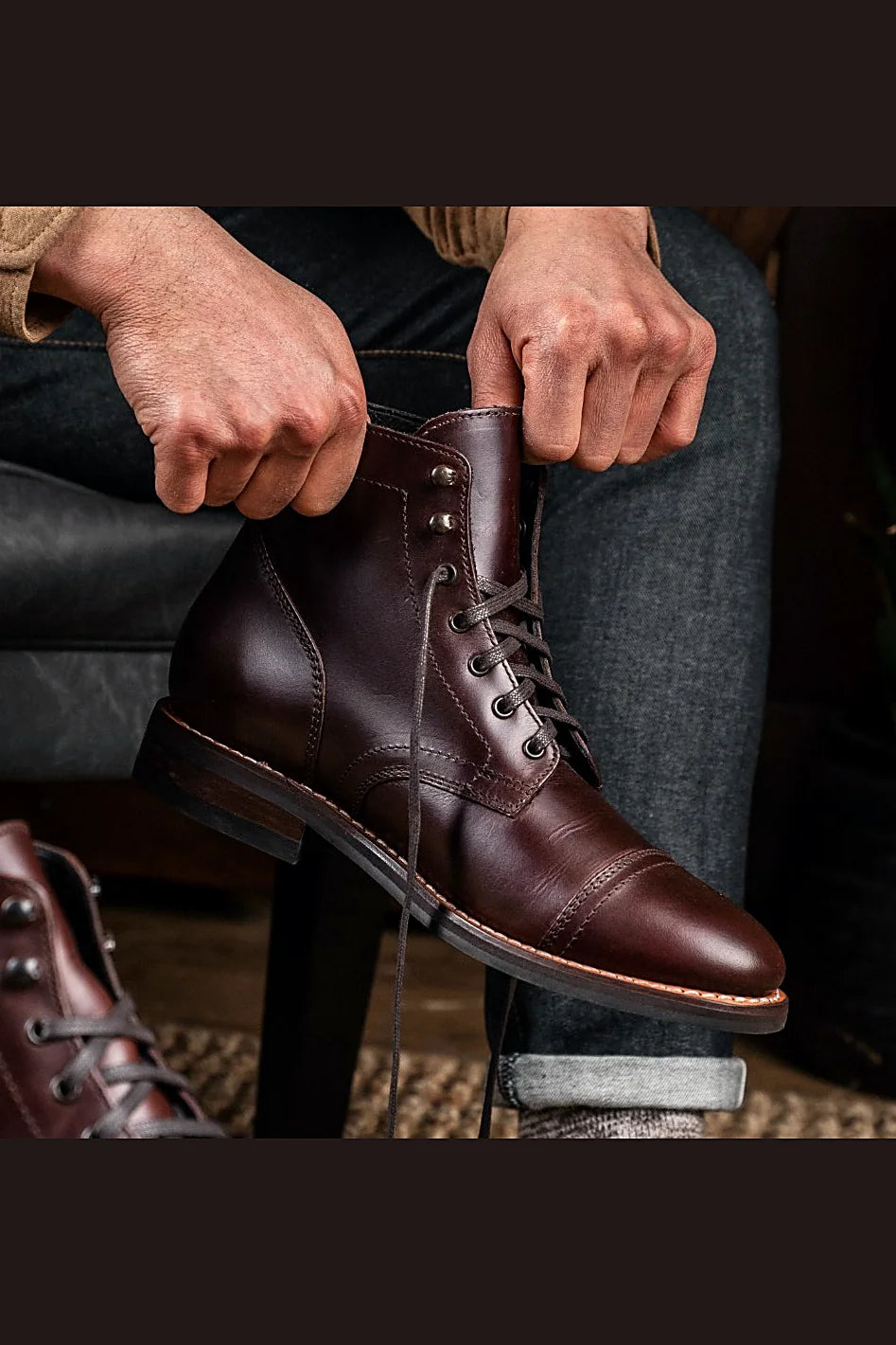 Barlow chukka boot in Brown leather