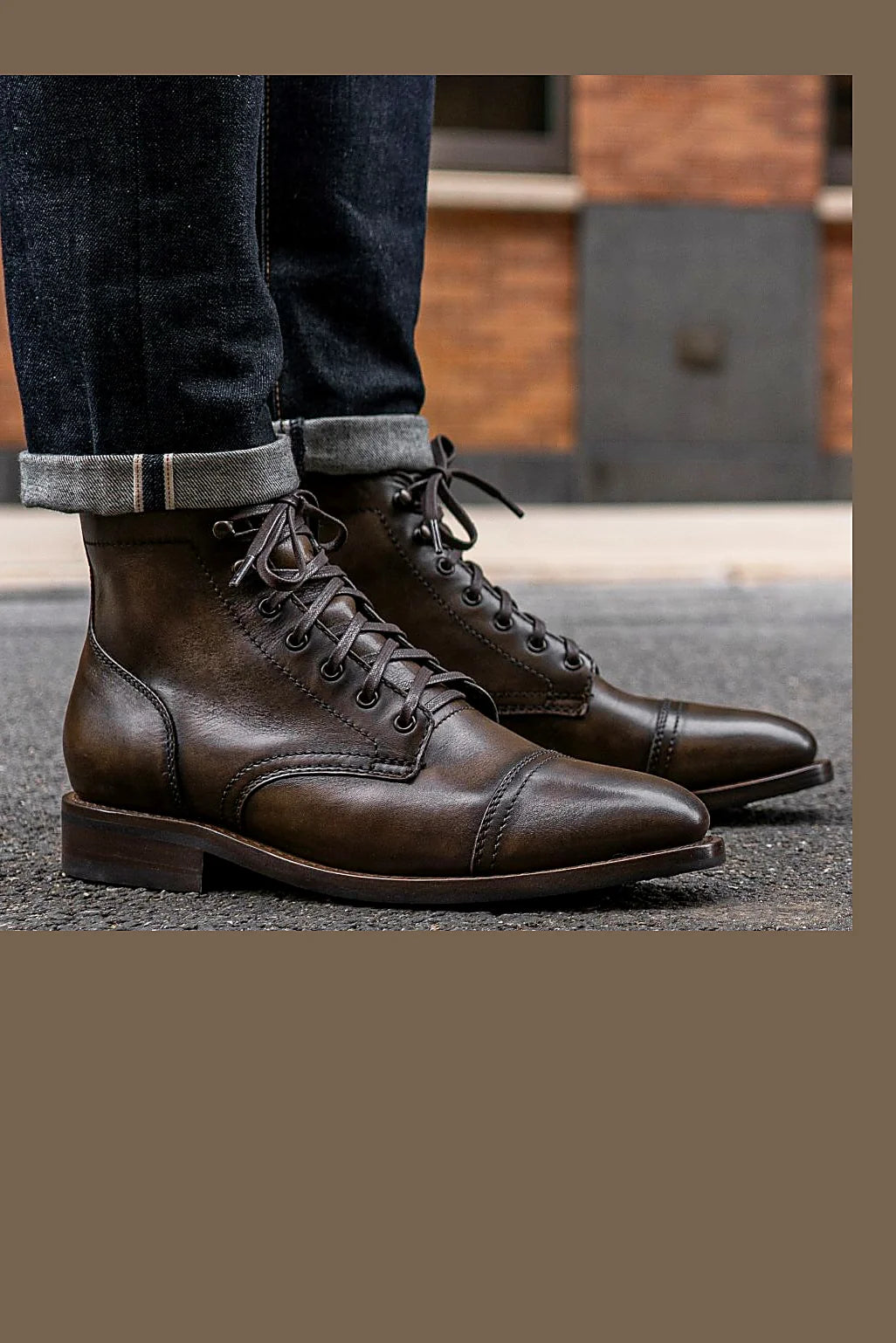 Basalt boot in Full-Grain leather