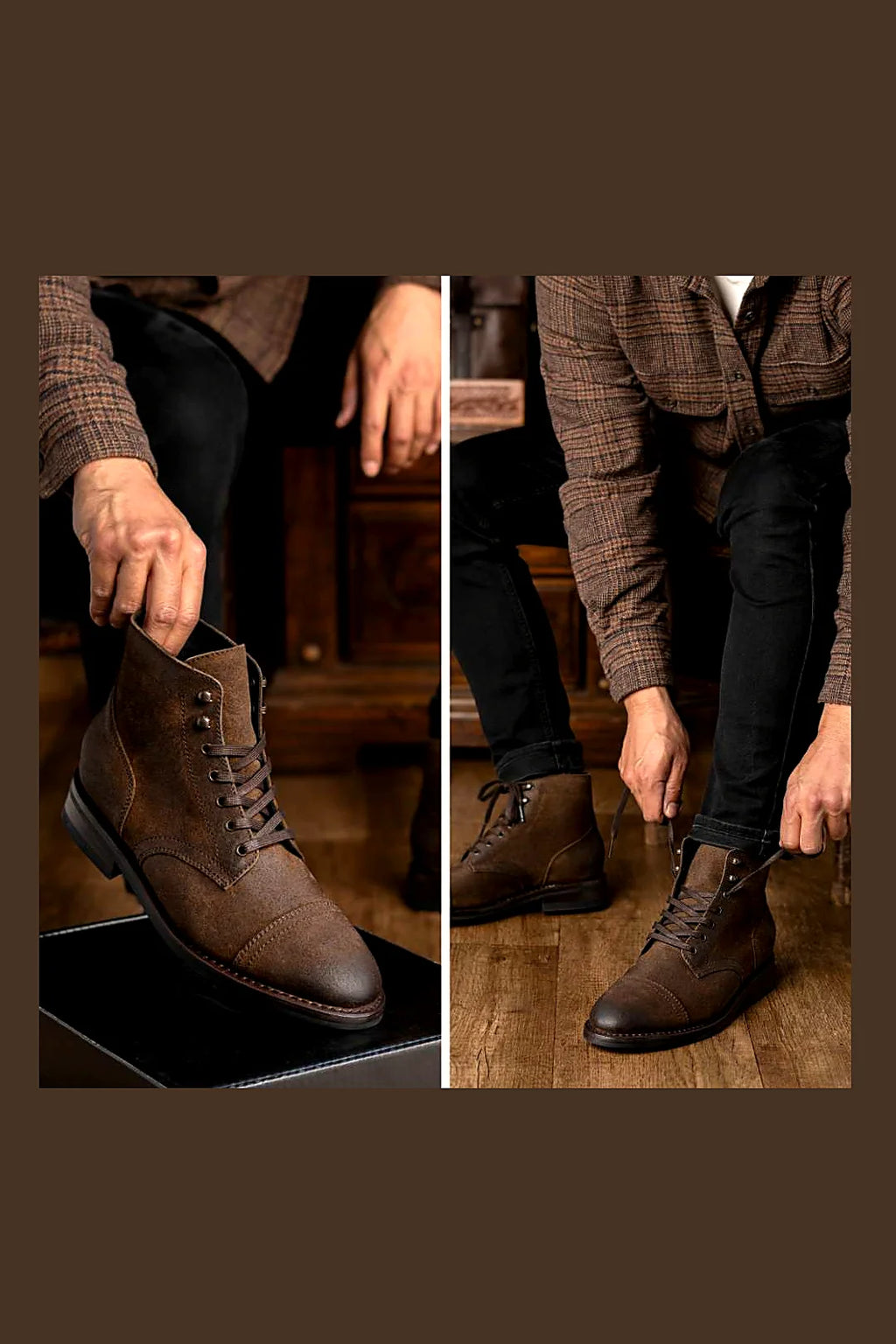 Baxter boot in Mocha suede