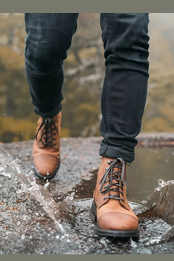 Beacon boot in Terracotta leather