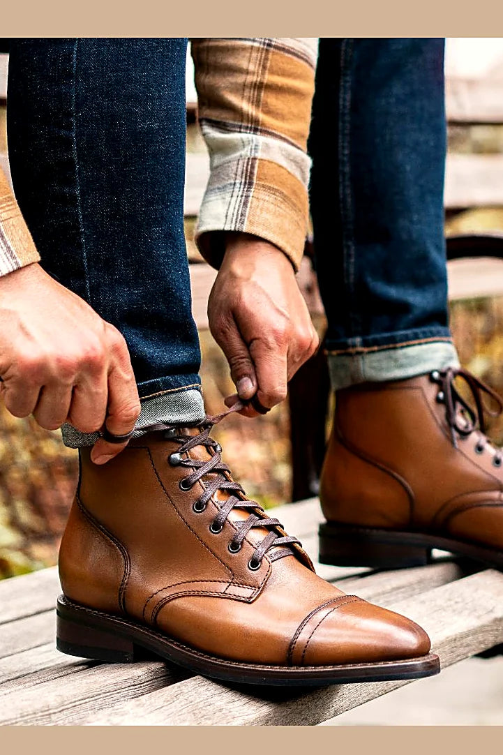 Bedrock boot in Toffee leather