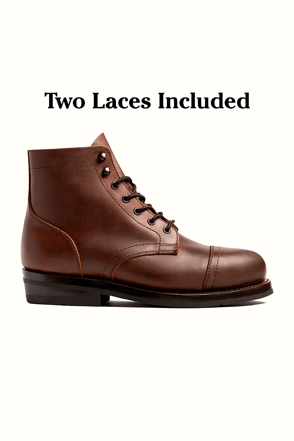 Bishop pull-up boot in Rustic Brown