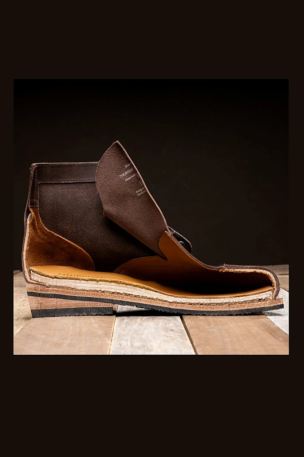 Bishop pull-up boot in Rustic Brown