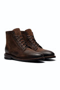 Mocha suede chukka boot with WeatherSafe treatment