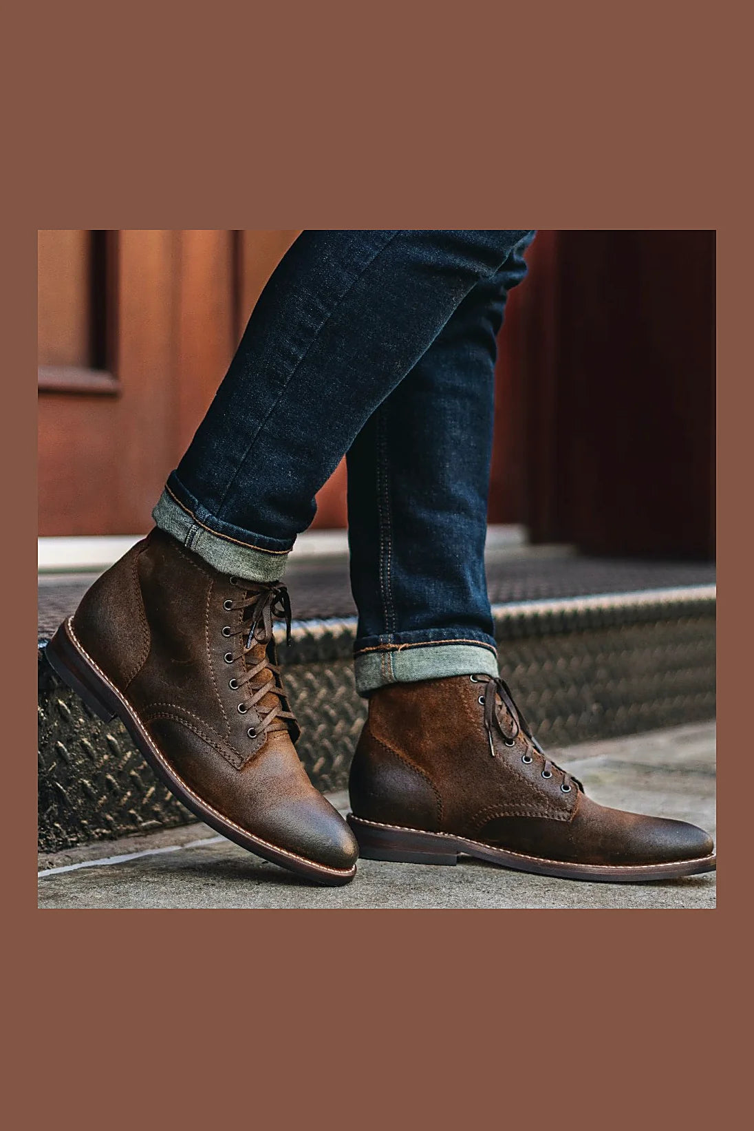 Mocha suede chukka