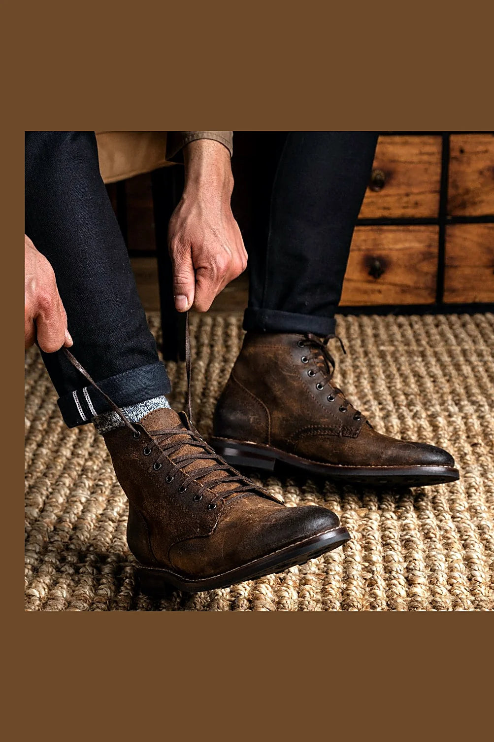 Blackwood chukka in Mocha suede