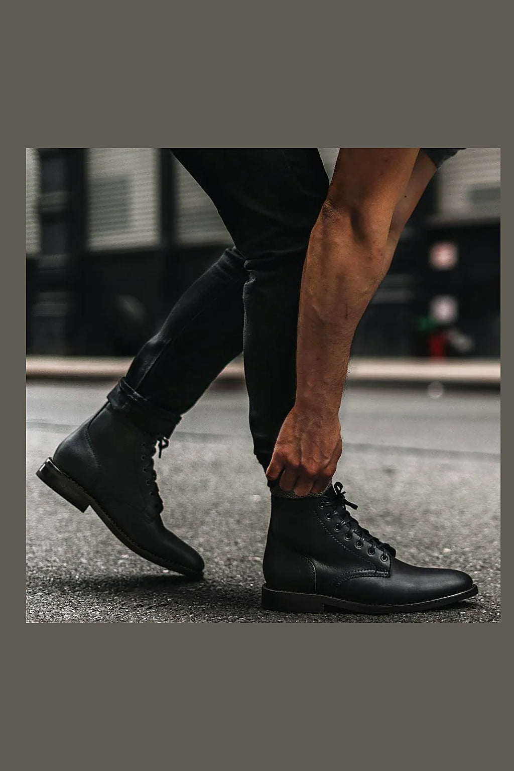 Black Full-Grain boot