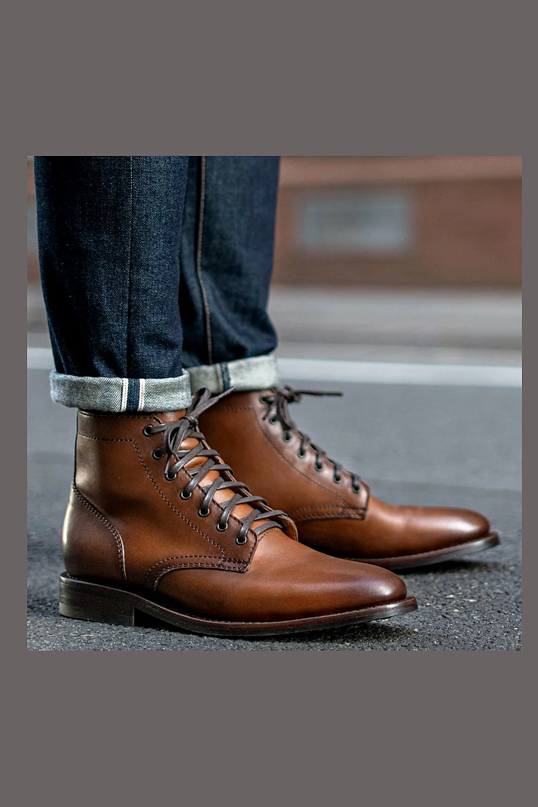 Bracken chukka in Brandy Full-Grain