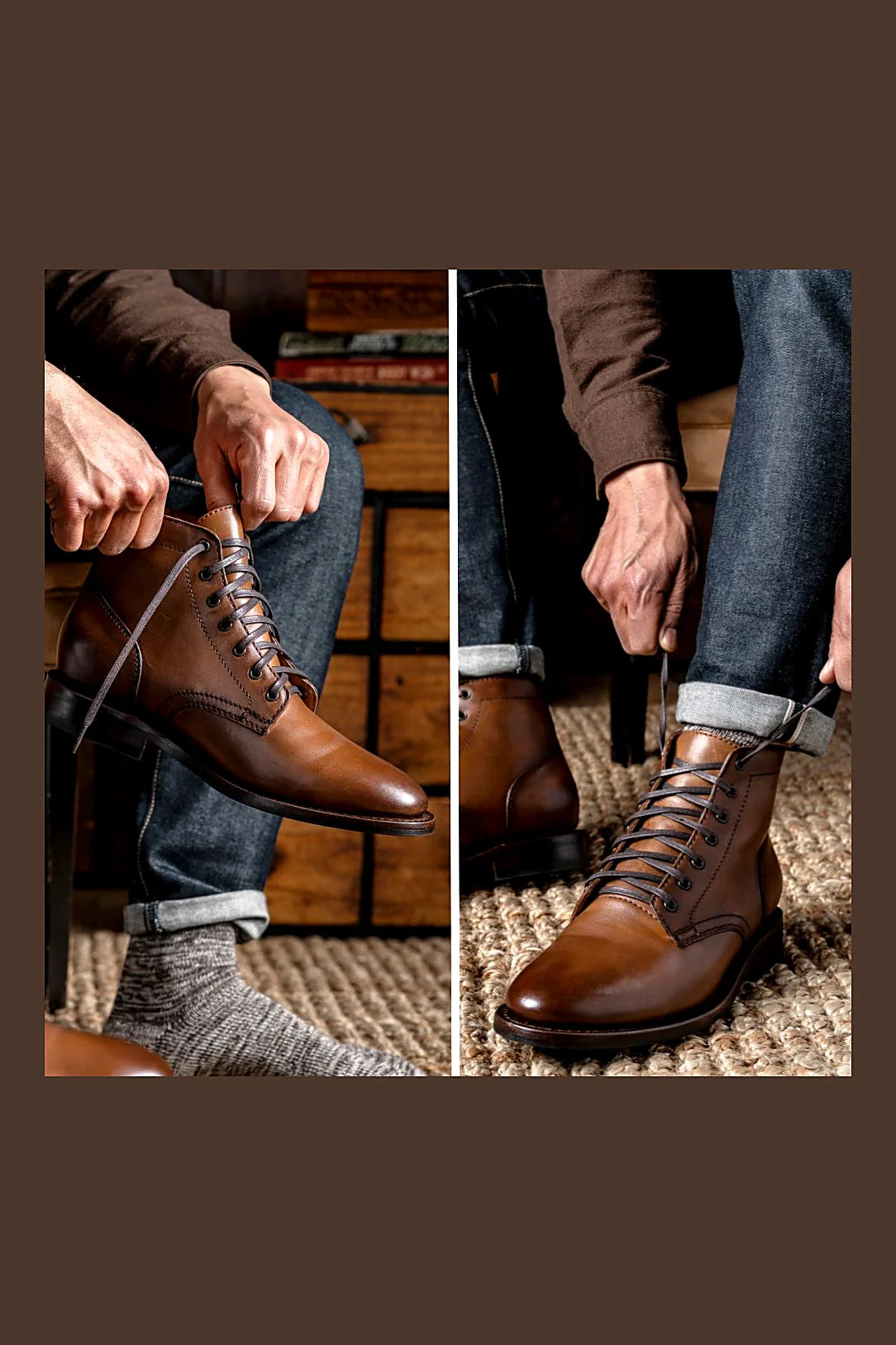 Brandy Full-Grain chukka