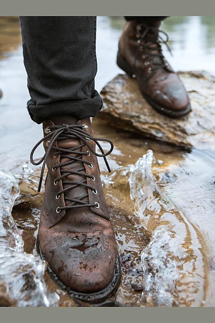 Breck chukka in Tobacco leather