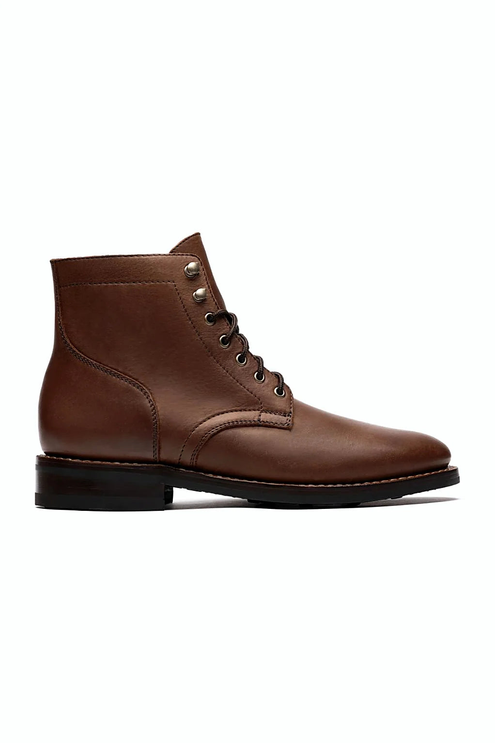 Brenton boot in rugged whiskey-shade leather