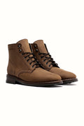 Saddlewood brown leather lace-up boot