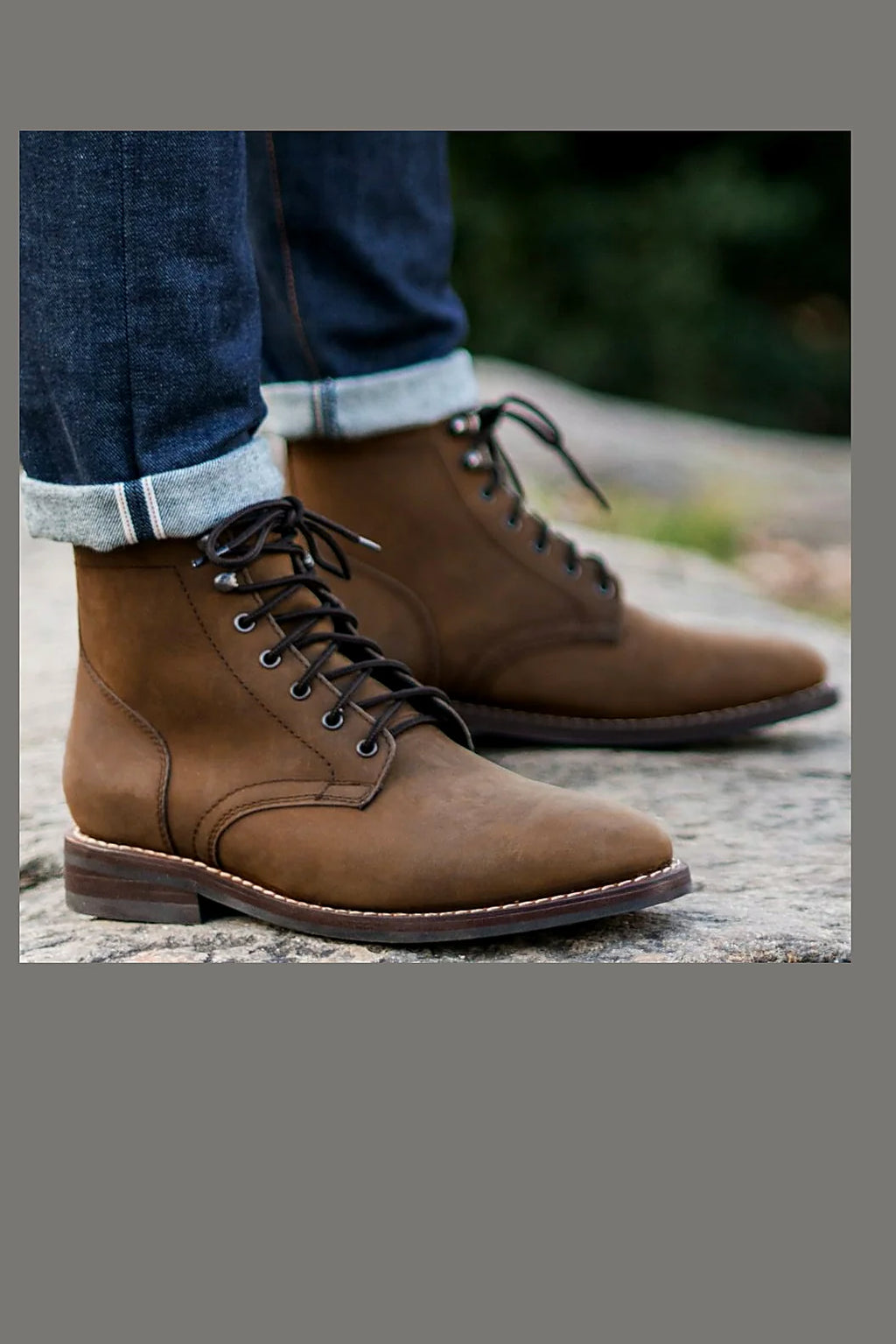 Saddlewood leather boot