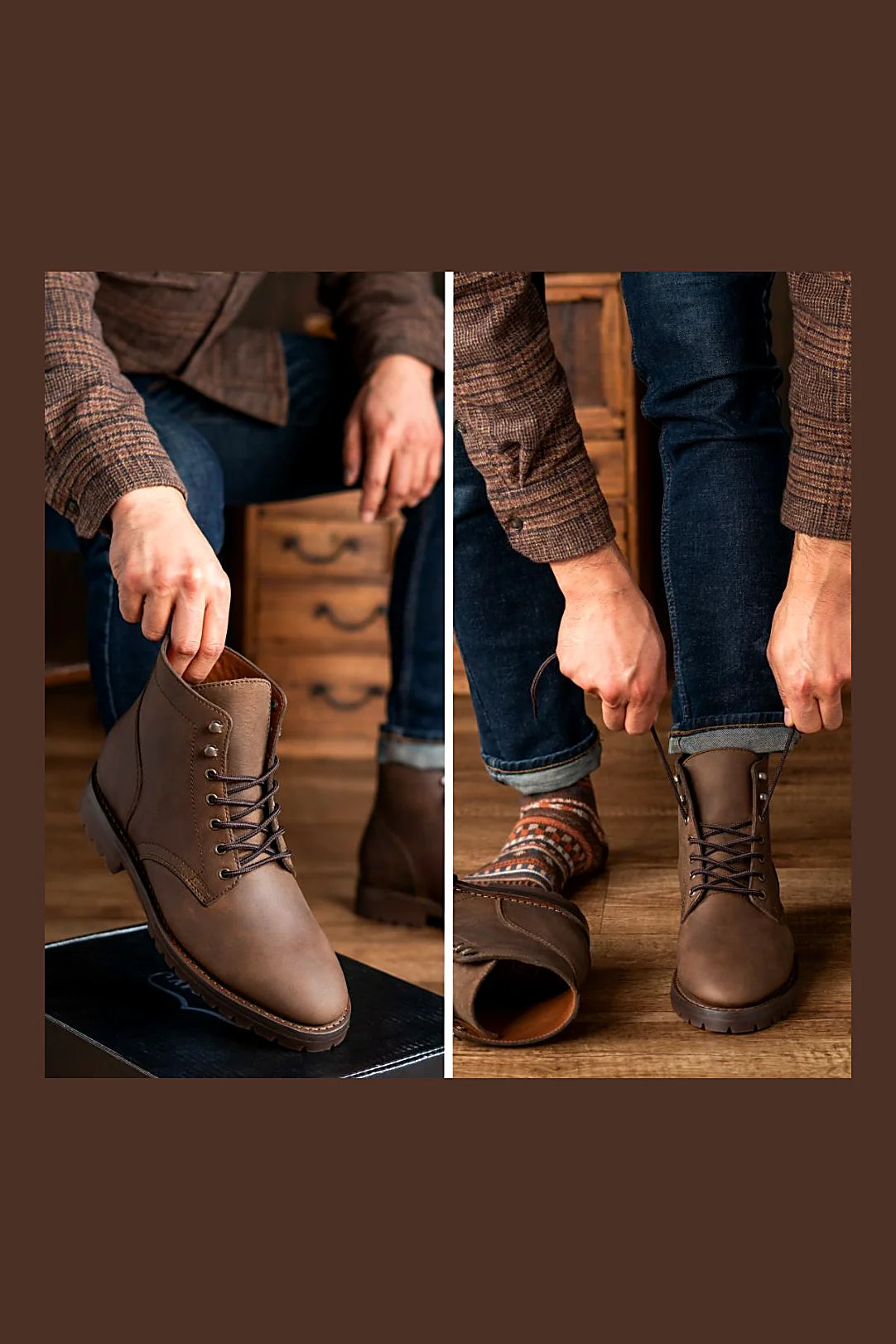 Desert Brown lug boot