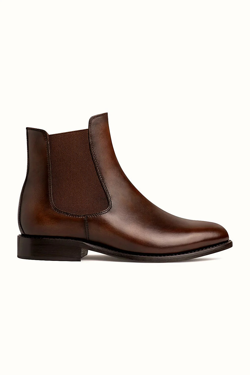 Brooks chelsea in deep red-brown leather