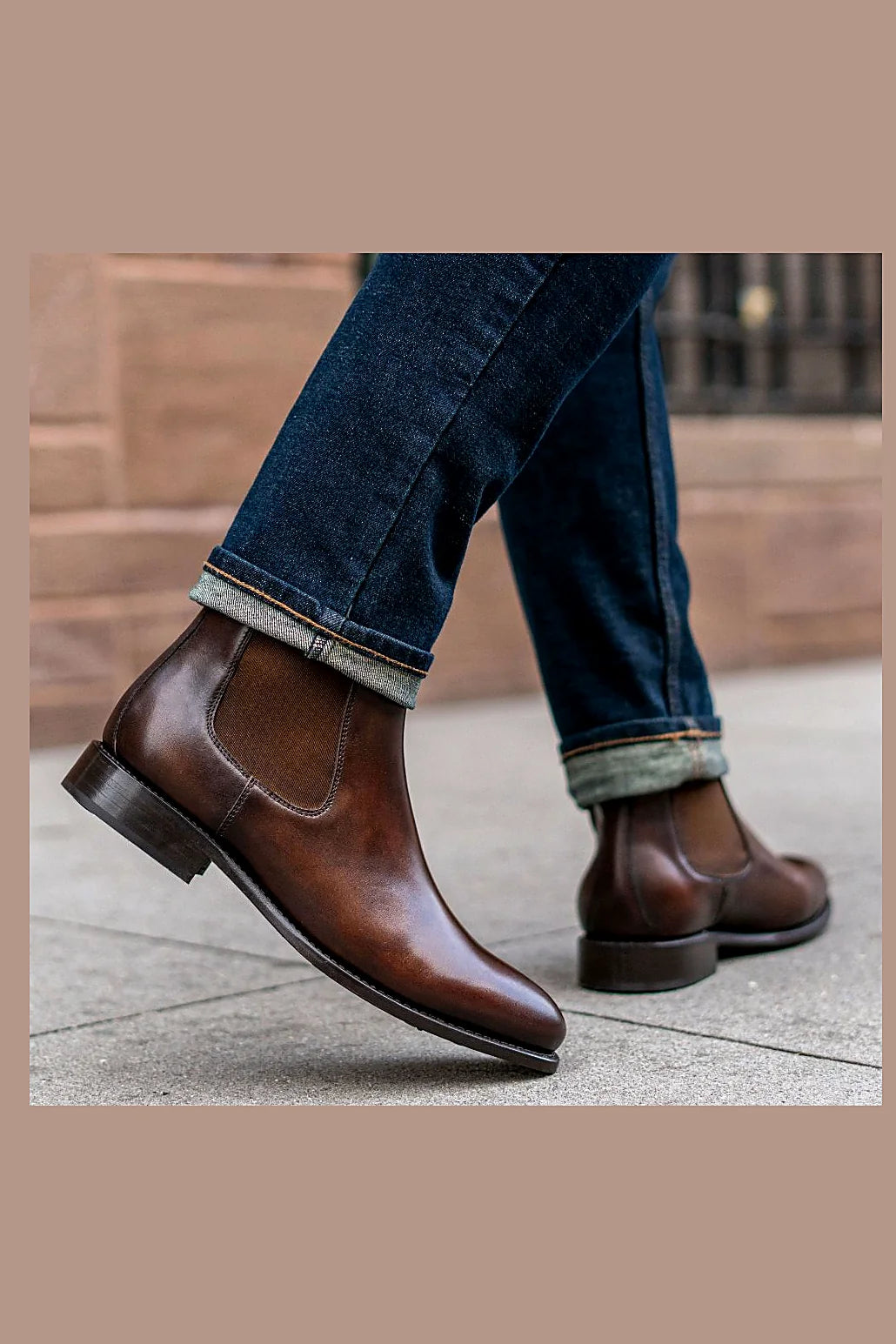 Brooks chelsea boot in Mahogany