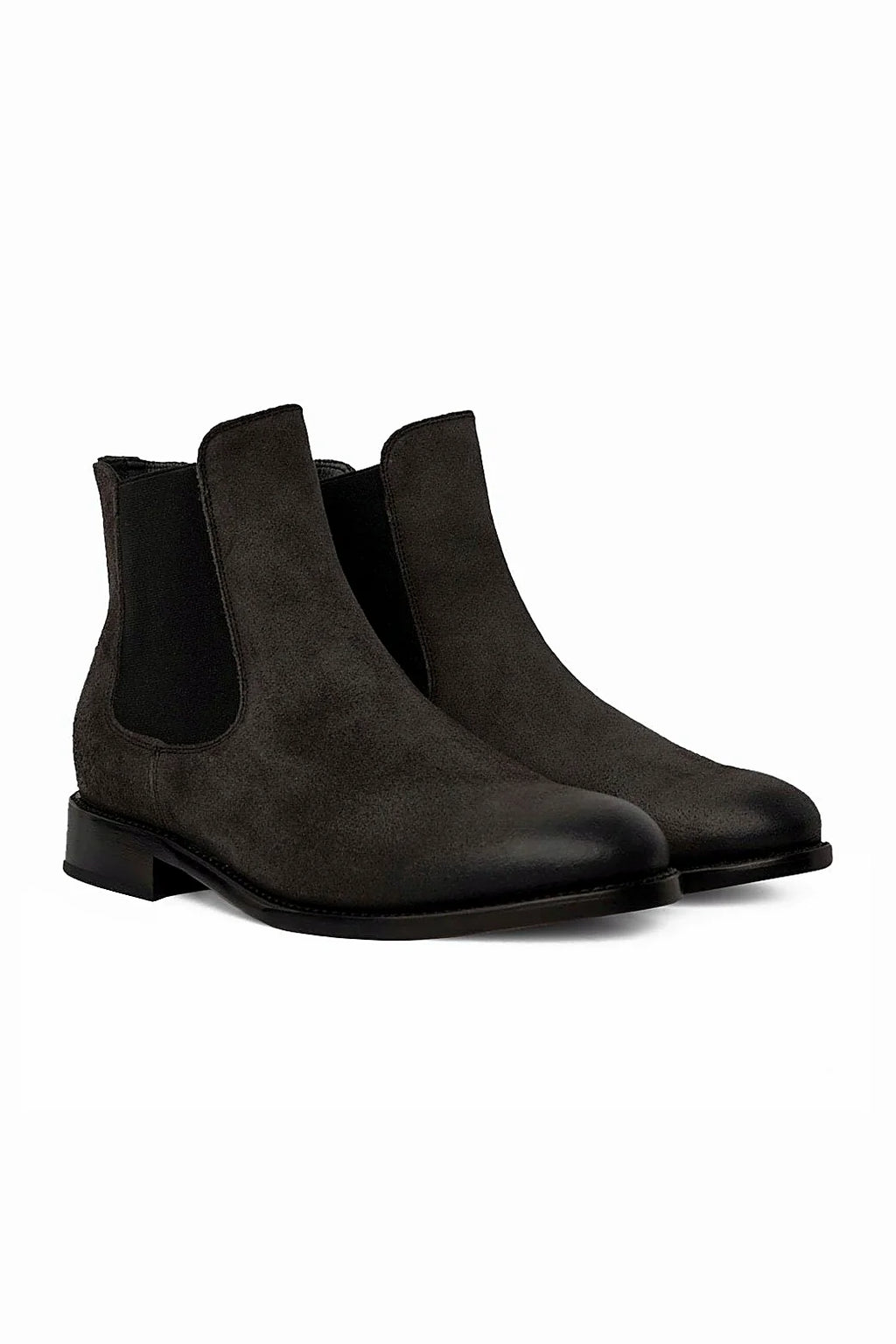 Shadow Grey suede chelsea boot