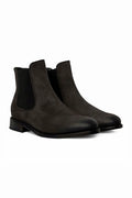 Shadow Grey suede chelsea boot