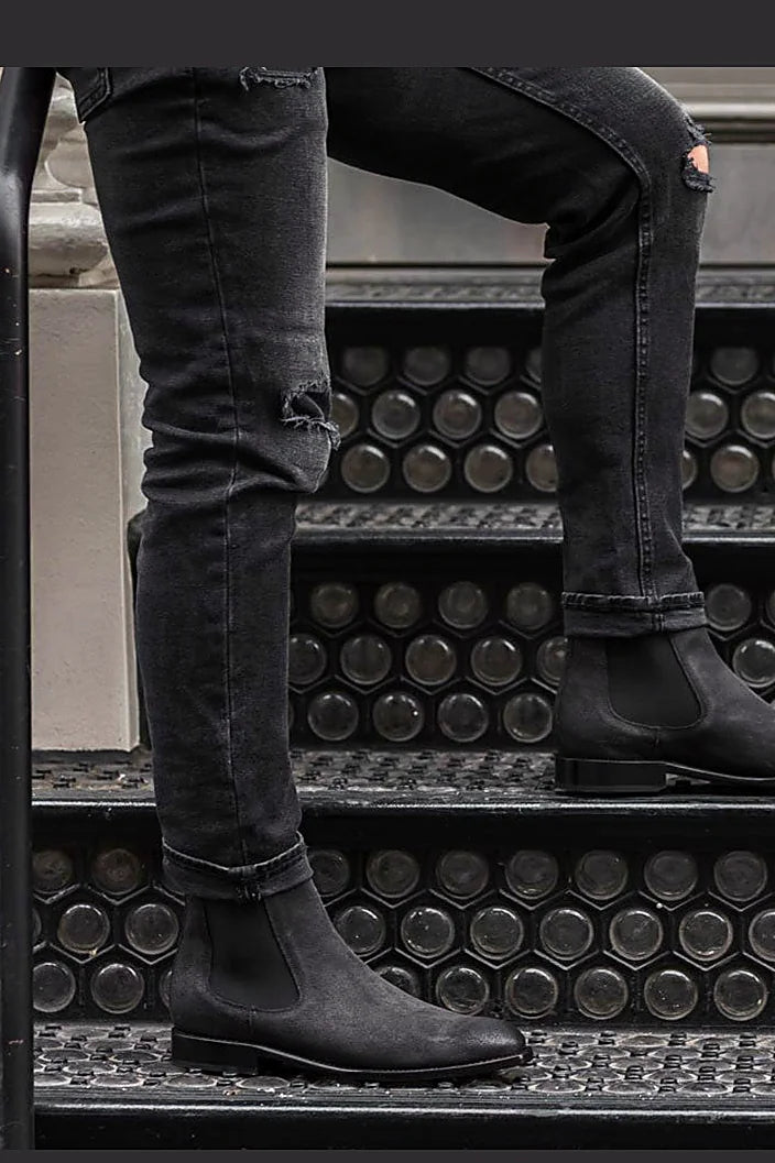 Shadow Grey suede chelsea