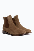 Dusty tan oil snuff suede chelsea boot