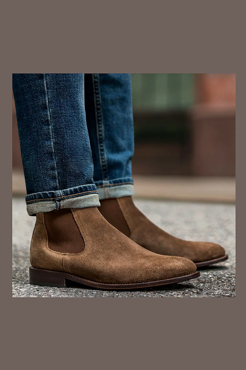 Dusty Tan suede chelsea