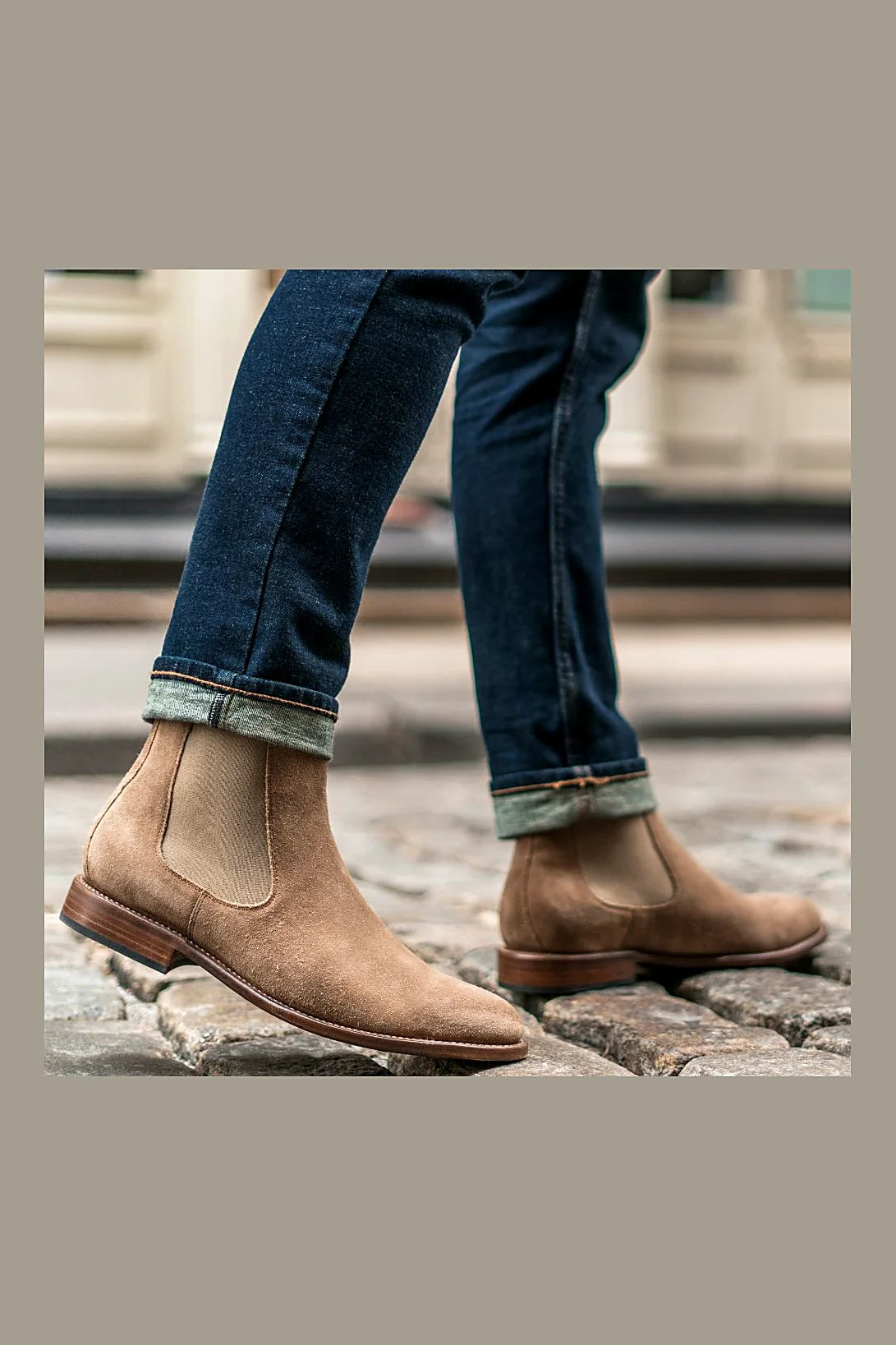 Sandstone suede chelsea