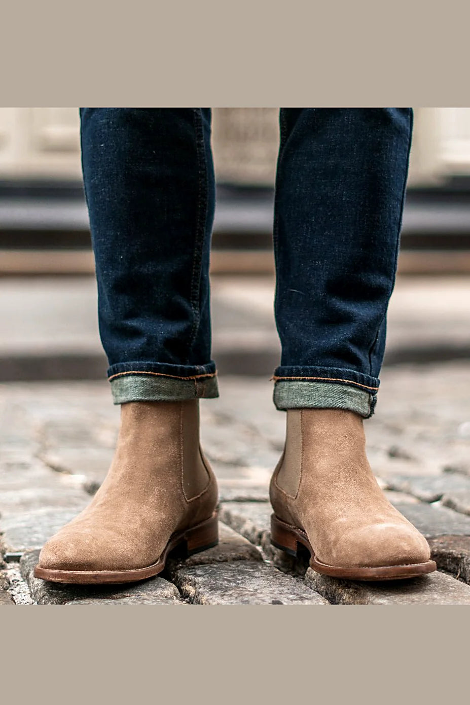 Butte chelsea in Sandstone suede