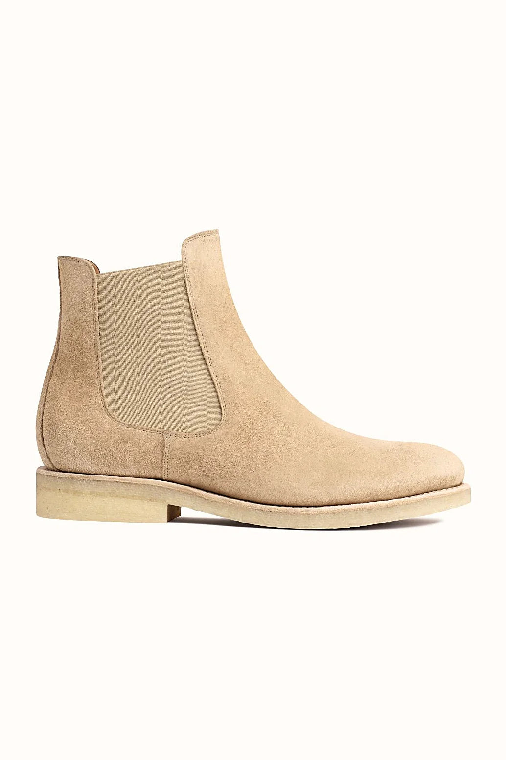 Cable chelsea in sandy oil snuff suede