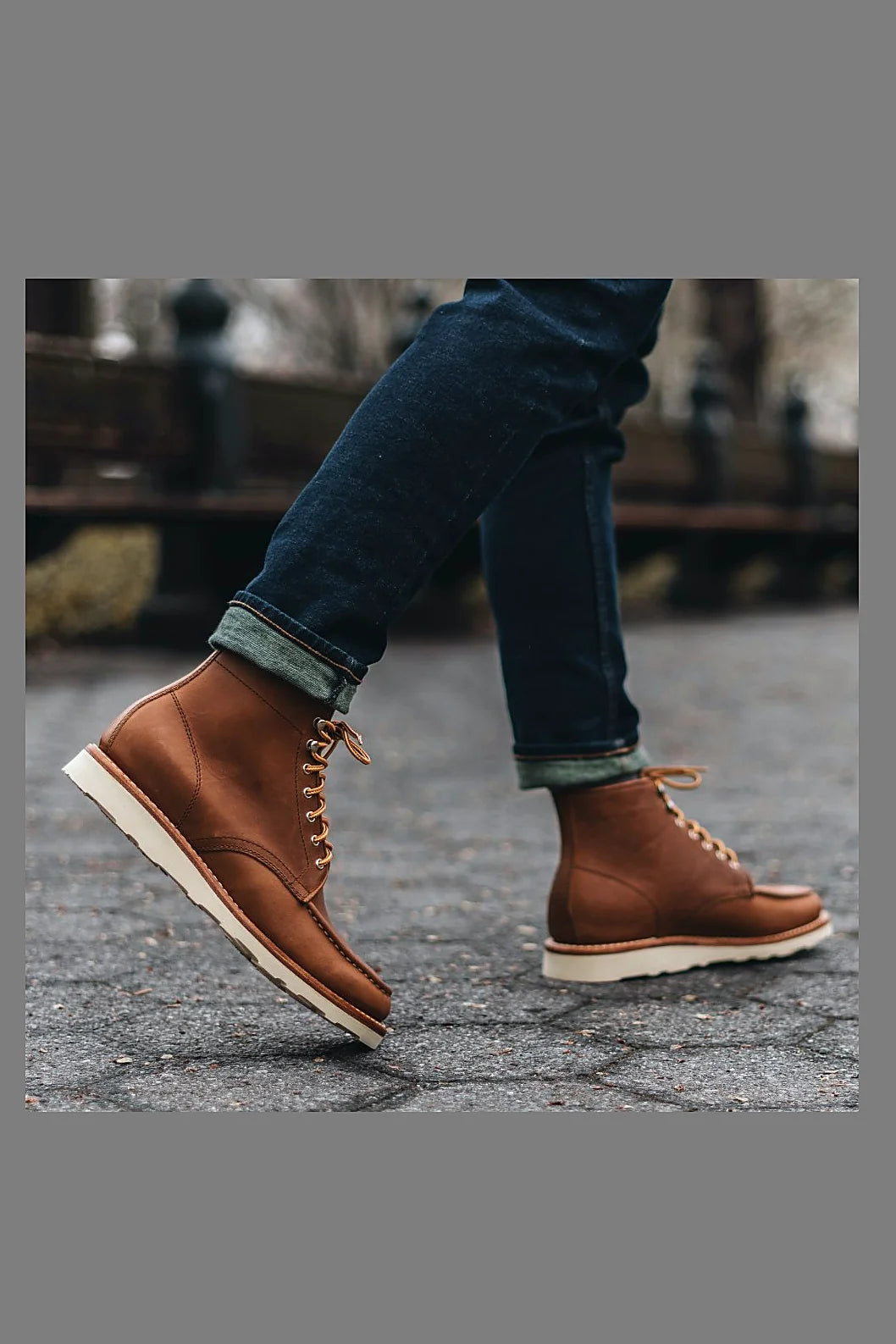 Harvest moc toe boot