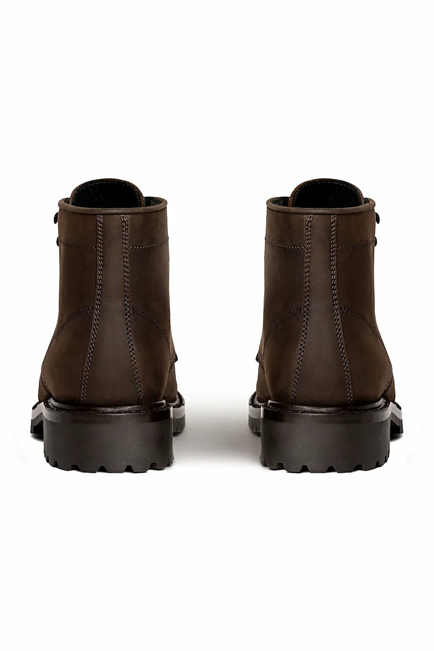 Warm brown boot with Kevlar blend laces