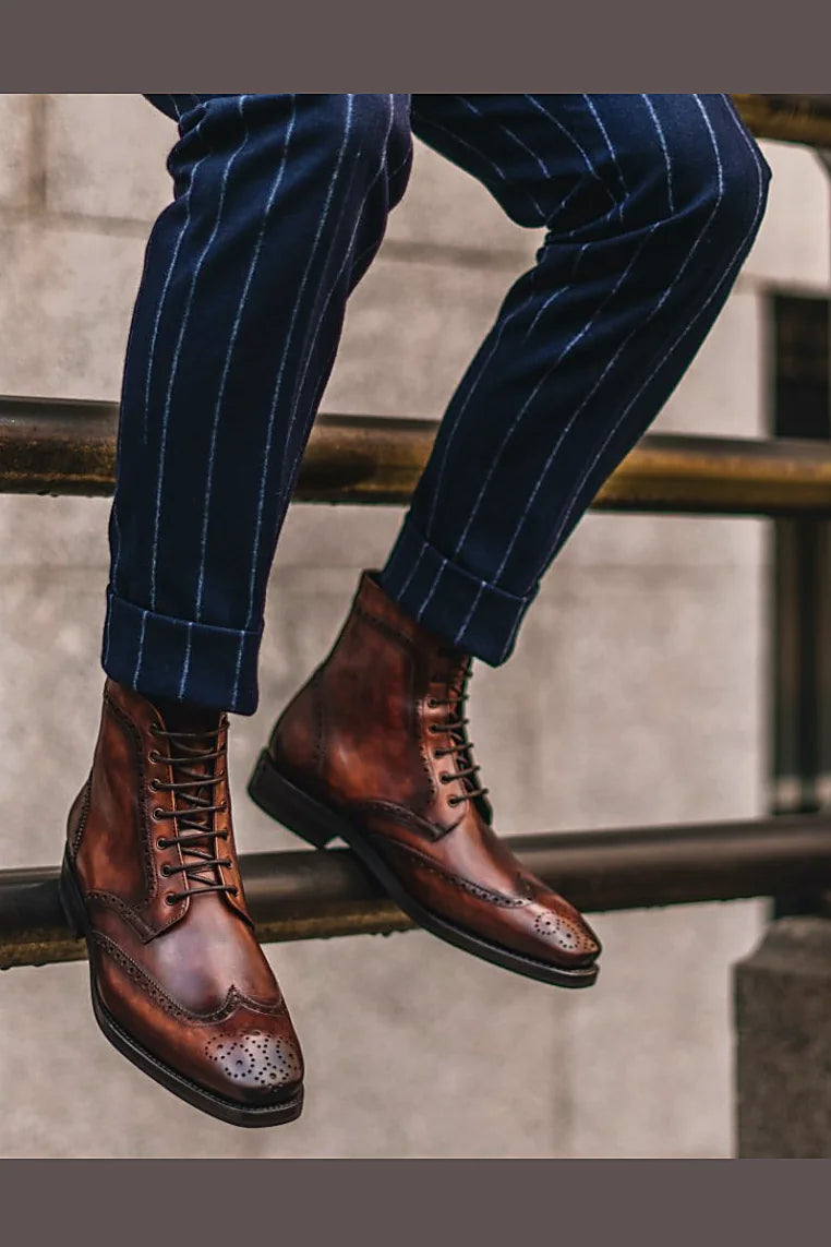 Chisholm brogue boot in Color 77