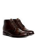 Rich Mahogany leather chukka boot