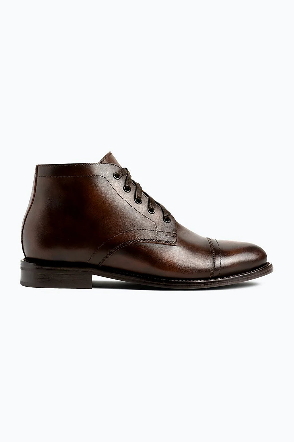 Colby chukka in deep red-brown full-grain