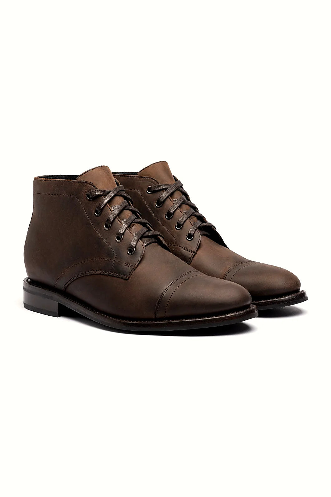 Tobacco leather chukka boot with Goodyear welt