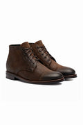 Mocha suede chukka boot with WeatherSafe treatment