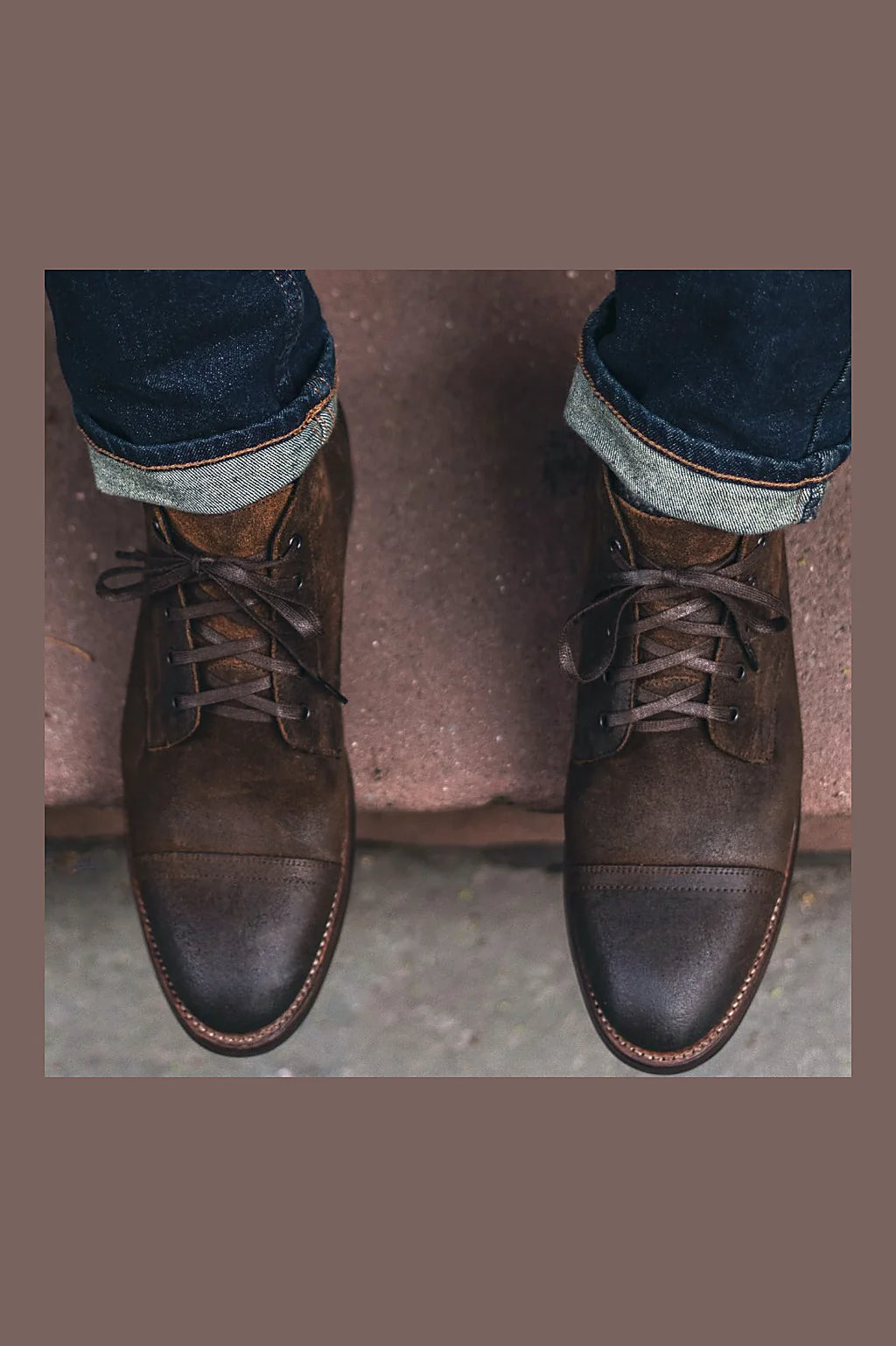 Mocha chukka boot