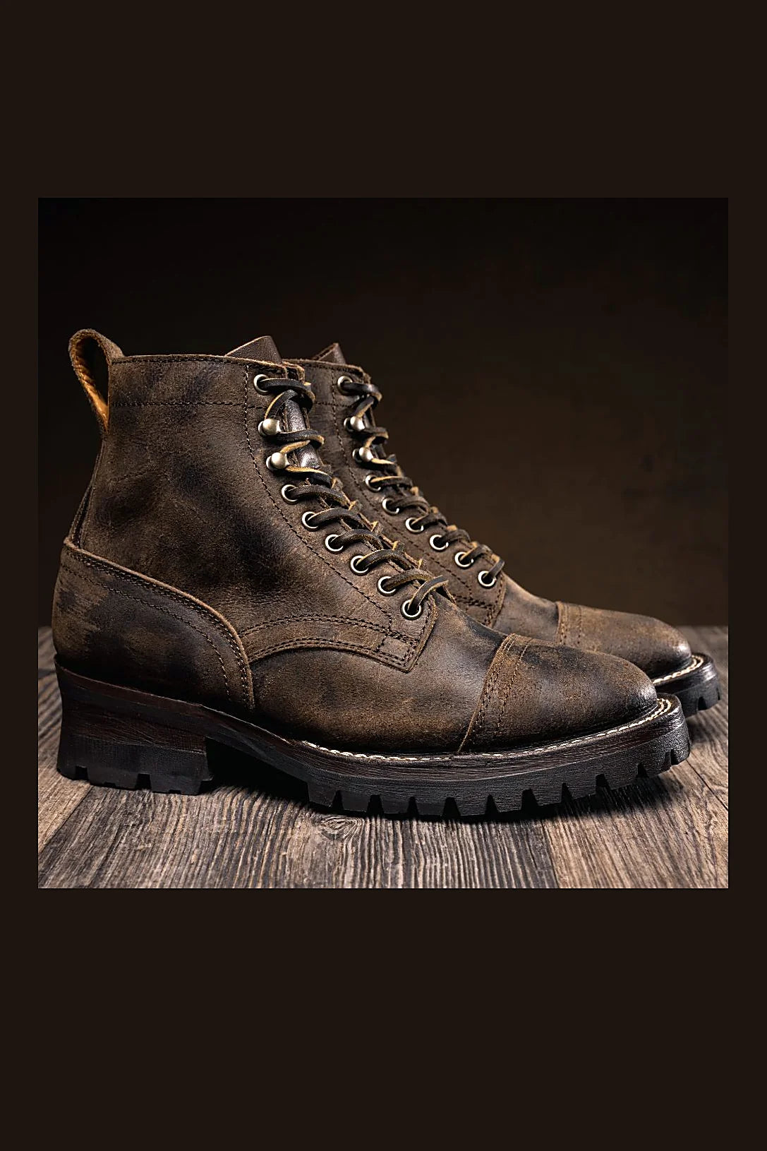 Stone Rambler leather boot from C.F. Stead hides