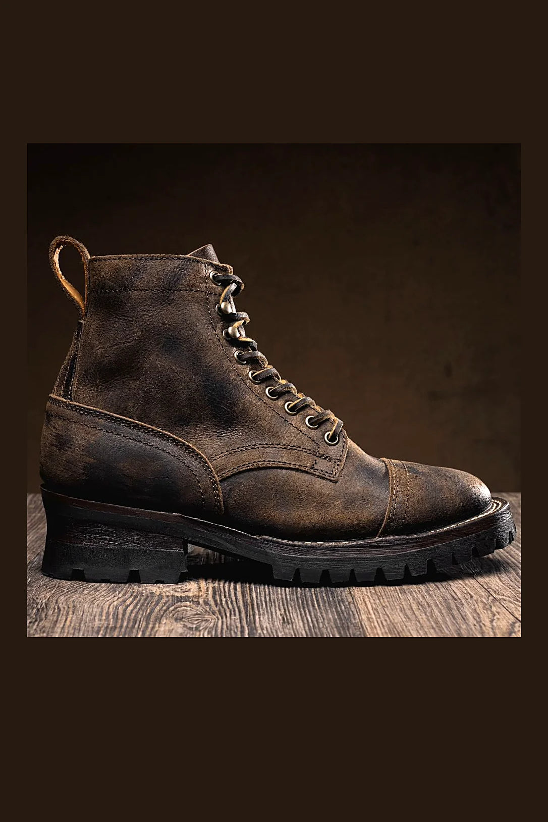 Coulter boot with double stitched stitchdown build