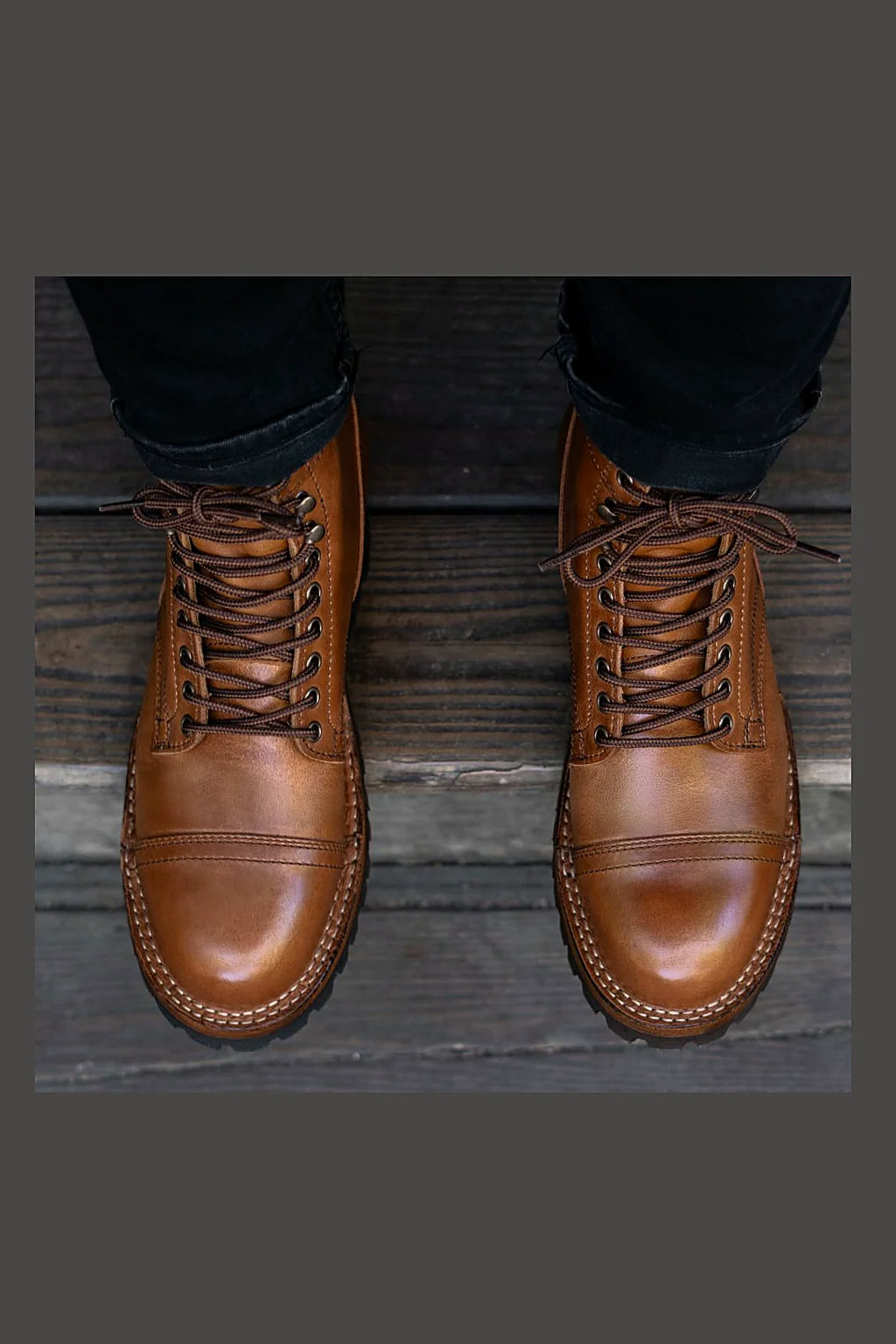 Creston boot in Sesame Double Shot
