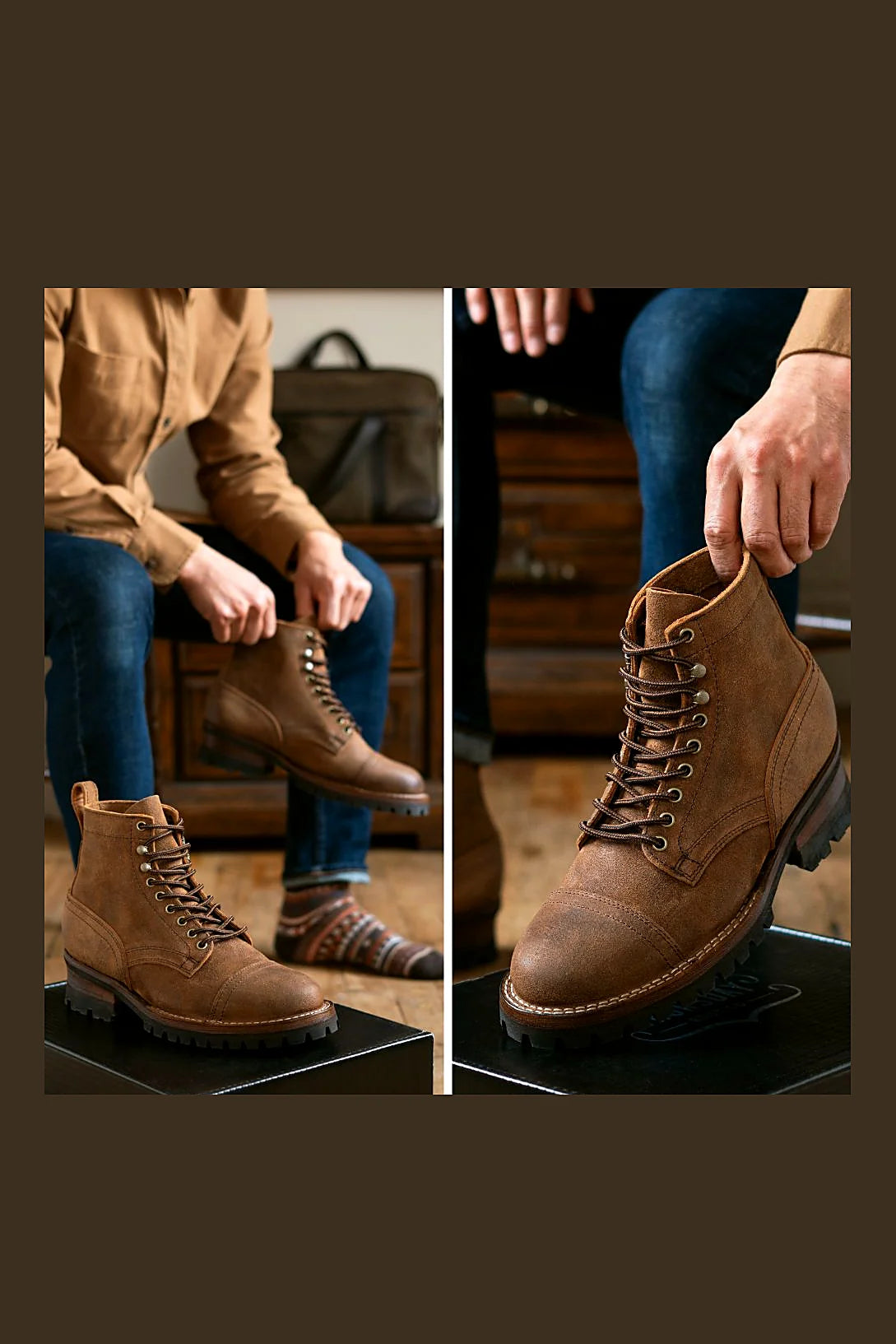 Crockett boot in Badland