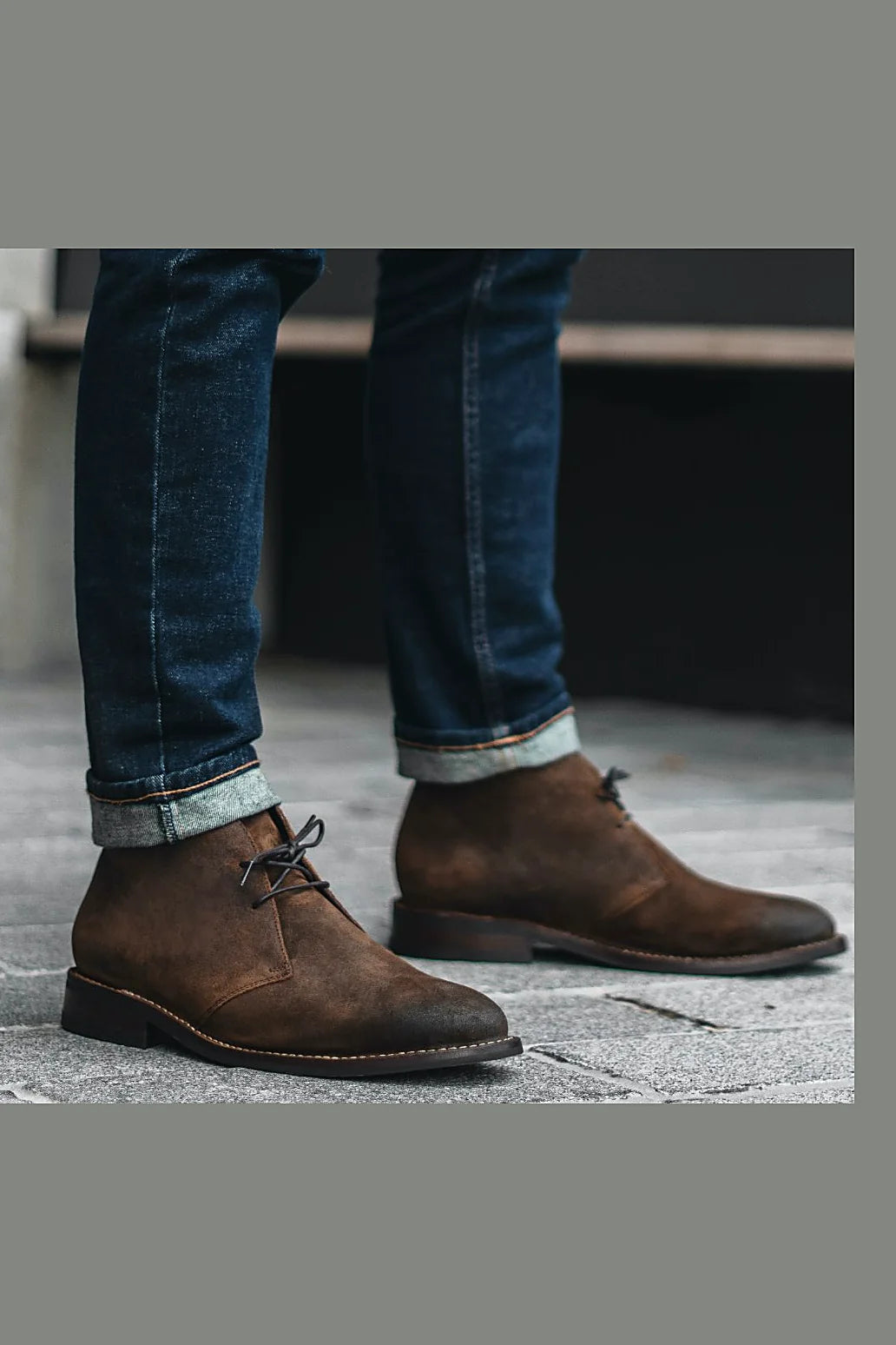 Mocha stitchout chukka