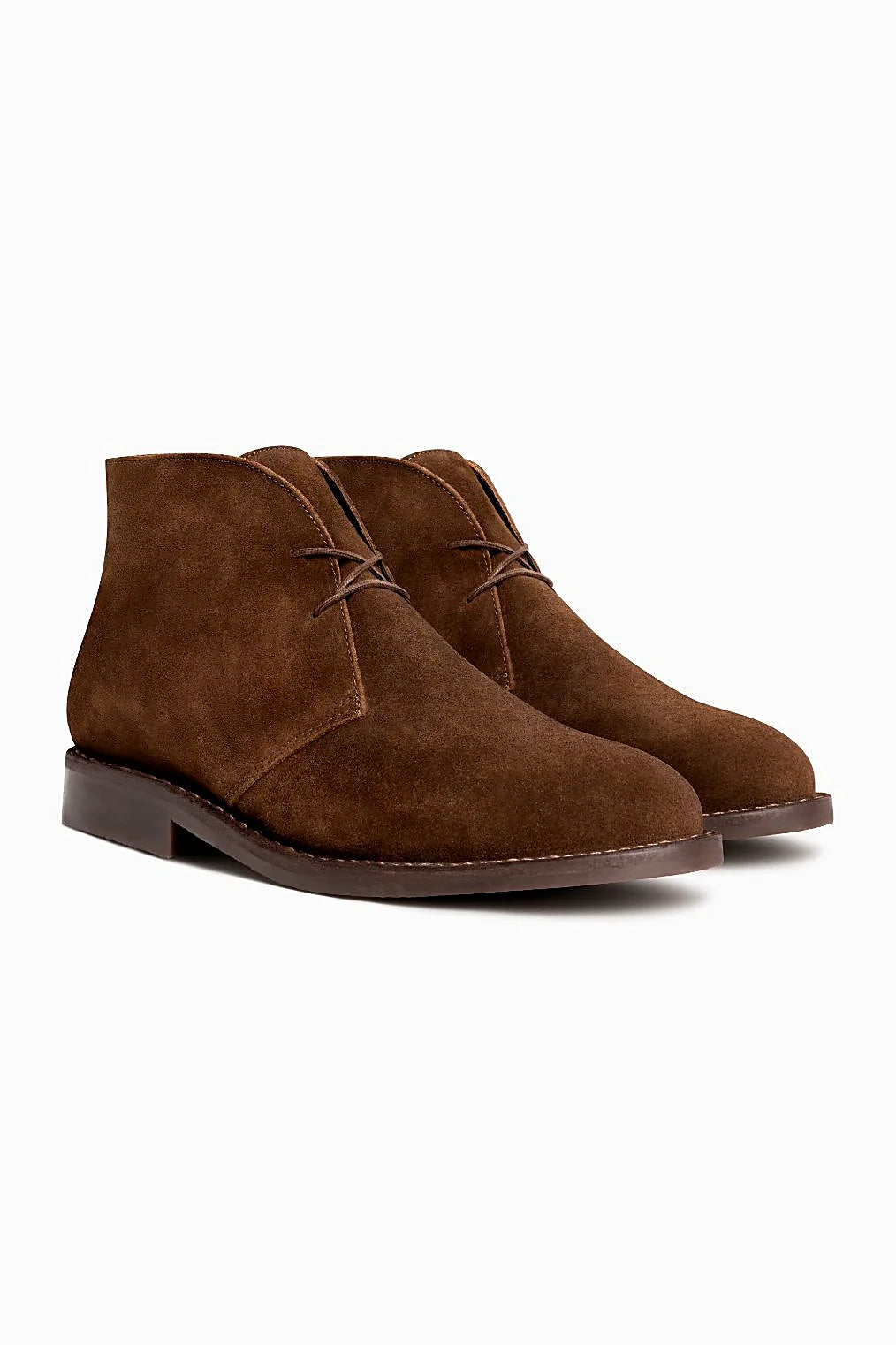 Cinnamon oil snuff suede chukka boot