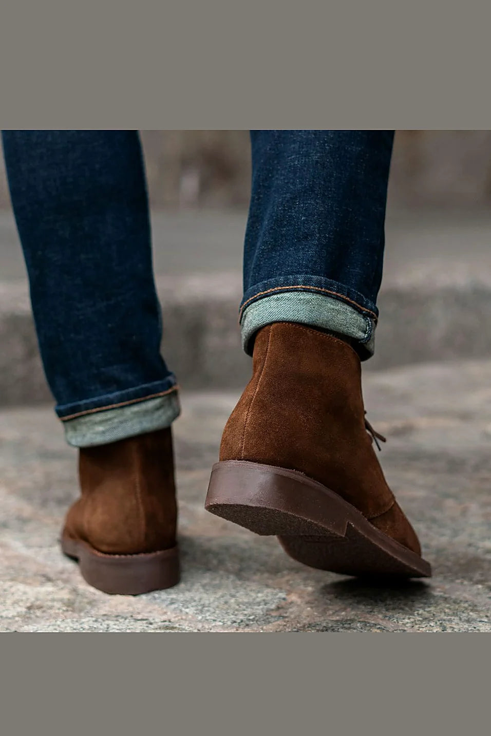 Darby chukka in Cinnamon suede