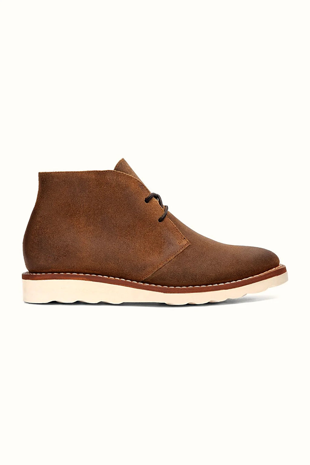 Deacon chukka in pale WeatherSafe suede